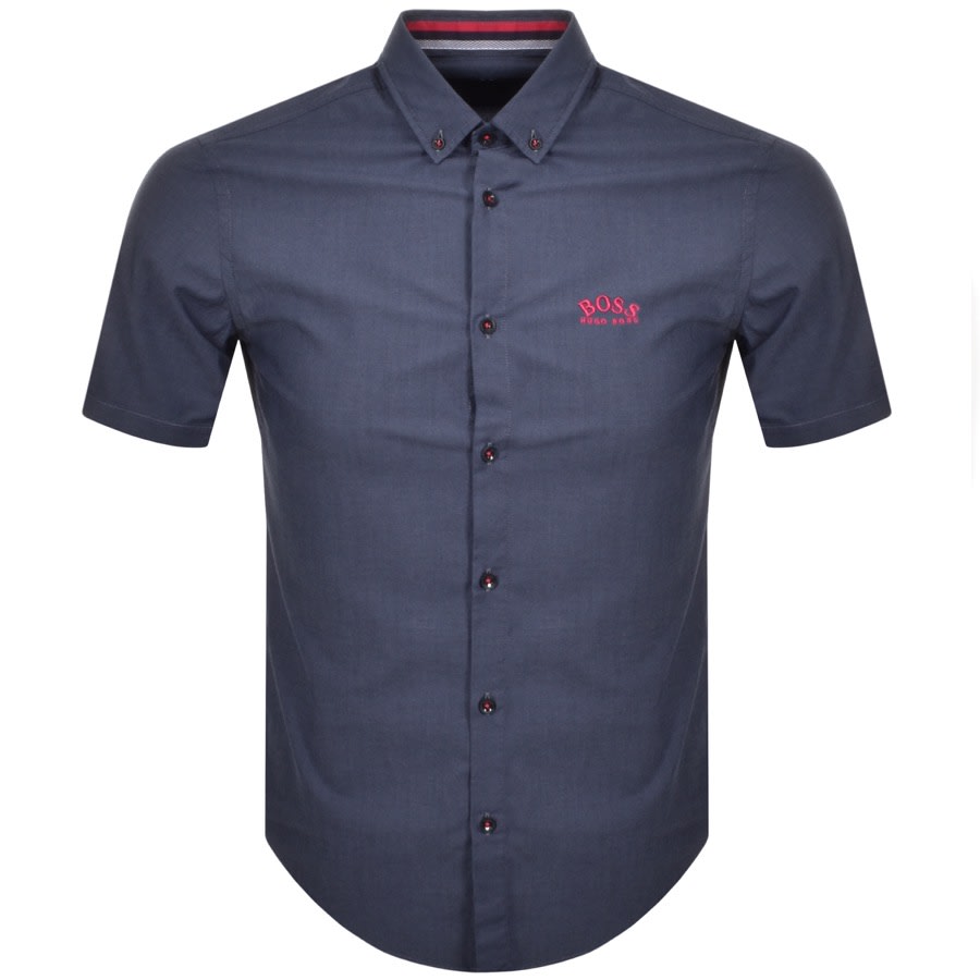 Alternative Image for ProductBOSS Biada R Short Sleeved Shirt Navy1